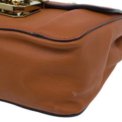 Pre Owned حقيبة كلوي ميني إلسي جلد بني كروس