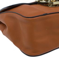 Pre Owned حقيبة كلوي ميني إلسي جلد بني كروس