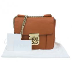 Pre Owned حقيبة كلوي ميني إلسي جلد بني كروس