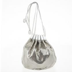 Pre Owned Chloe Metallic Mesh Drawstring Bag