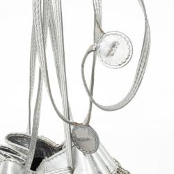 Pre Owned Chloe Metallic Mesh Drawstring Bag