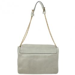 مملوكة مسبقًا Chloé Grey Leather Sally Small Shoulder Bag
