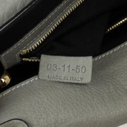 مملوكة مسبقًا Chloé Grey Leather Sally Small Shoulder Bag