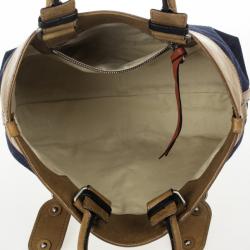 Pre Owned Chloe Denim Logo Tote