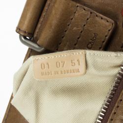 Pre Owned Chloe Denim Logo Tote