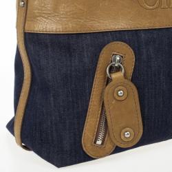 Pre Owned Chloe Denim Logo Tote
