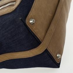 Pre Owned Chloe Denim Logo Tote