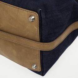 Pre Owned Chloe Denim Logo Tote