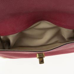 Pre Owned Chloe Red Leather Sally Small Shoulder Bag