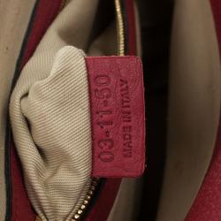 Pre Owned Chloe Red Leather Sally Small Shoulder Bag
