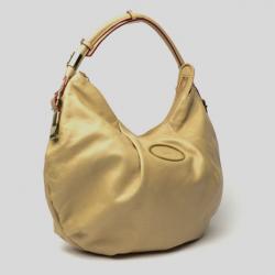 Pre Owned Chloé Gold Leather Large Ethel Hobo