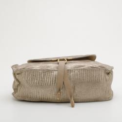 Pre Owned Chloé Beige Leather Marcie Handbag