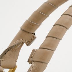 Pre Owned Chloé Beige Leather Marcie Handbag