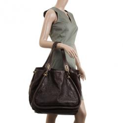 مملوكة مسبقًا Chloe Brown Leather Paraty Tote