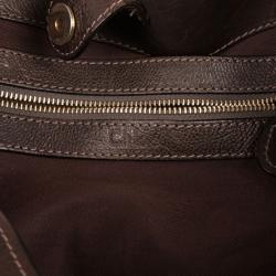 مملوكة مسبقًا Chloe Brown Leather Paraty Tote