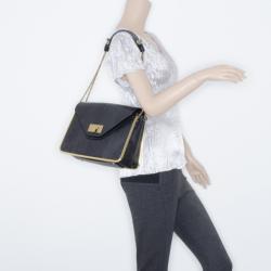 مملوكة مسبقًا Chloe Navy Python Sally Bag