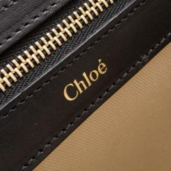 مملوكة مسبقًا Chloe Navy Python Sally Bag
