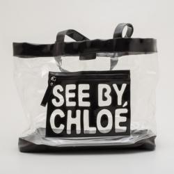 مملوكة مسبقًا See By Chloe "Zip File" PVC Medium Tote