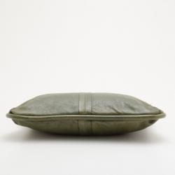 Pre Owned Chloe Green Leather Tote