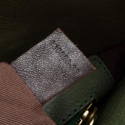 Pre Owned Chloe Green Leather Tote