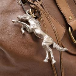 مملوكة مسبقًا Chloe Brown Leather Kerala Large Tote