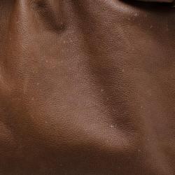 مملوكة مسبقًا Chloe Brown Leather Kerala Large Tote