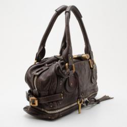 Pre Owned Chloe Leather Paddington Zippy Satchel 