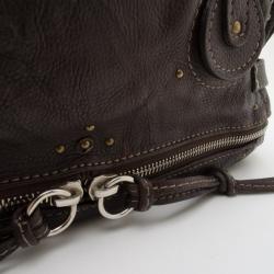 Pre Owned Chloe Leather Paddington Zippy Satchel 