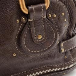 Pre Owned Chloe Leather Paddington Zippy Satchel 