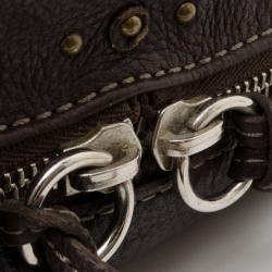 Pre Owned Chloe Leather Paddington Zippy Satchel 