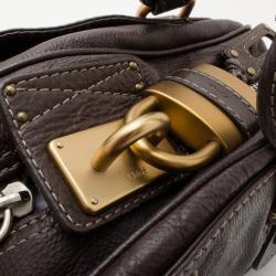 Pre Owned Chloe Leather Paddington Zippy Satchel 