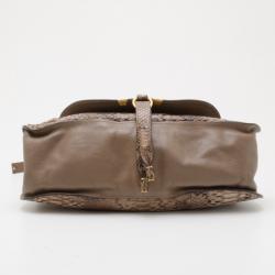 Chloe Grey Python Marcie Handbag