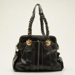 مملوكة مسبقًا Chloe Black Leather Heloise Tote 