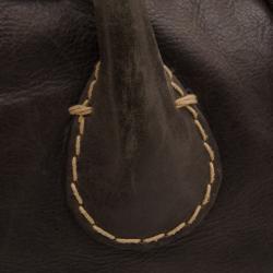 Pre Owned Chloe Brown Medium Edith Satchel