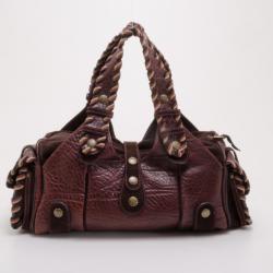 Pre Owned Chloe Dark Brown Silverado Satchel