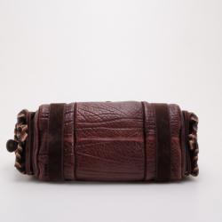 Pre Owned Chloe Dark Brown Silverado Satchel
