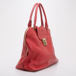 Pre Owned Chloe Red Extra Large Elsie Bag