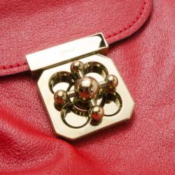 Pre Owned Chloe Red Extra Large Elsie Bag