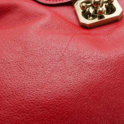 Pre Owned Chloe Red Extra Large Elsie Bag