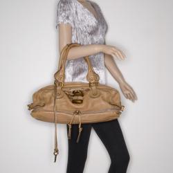 Pre Owned Chloe East West Paddington Zippy Satchel