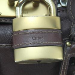 Pre Owned Chloe Medium Paddington Brown Satchel