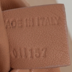 Pre Owned حقيبة كتف كلوي السي متوسطة جلد بيج