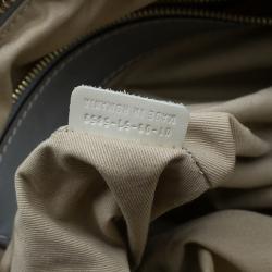 Pre Owned حقيبة يد كلوي أندي قماش وجلد رصاصي/ بيج 