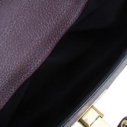 Pre Owned Chloe Purple Leather Medium Sally Crossbody Bag