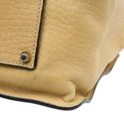 Pre Owned Chloe Yellow Leather Medium Sally Shoulder Bag