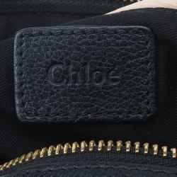 مملوكة مسبقًا Chloe Black Leather Large Paraty Shoulder Bag