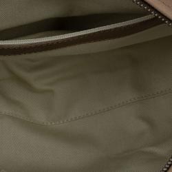 Pre Owned Chloe Brown Python Silverado Satchel