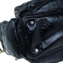 Pre Owned حقيبة توت كلوي آدا جلد أسود لامع