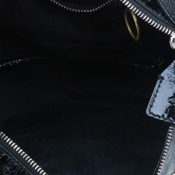 Pre Owned حقيبة توت كلوي آدا جلد أسود لامع