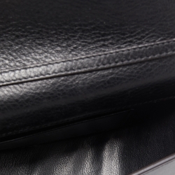 Pre Owned Chloe Black Leather Small Nile Bracelet Minaudiere Crossbody Bag